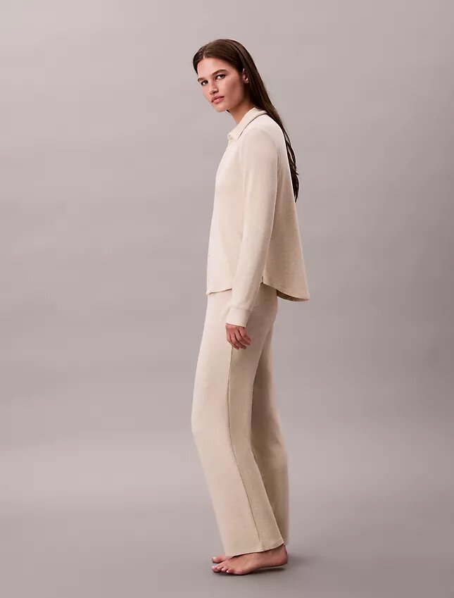 Pantalones de interlock cepillado Pantalones de interlock cepillado