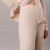 Pantalones de interlock cepillado Pantalones de interlock cepillado