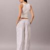 Pantalones de lino y algodón sin cremallera Pantalones de lino y algodón sin cremallera
