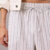 Pantalones de lino y algodón sin cremallera Pantalones de lino y algodón sin cremallera