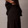 Pantalones de lino y algodón sin cremallera Pantalones de lino y algodón sin cremallera