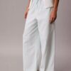 Pantalones de lino y algodón sin cremallera Pantalones de lino y algodón sin cremallera