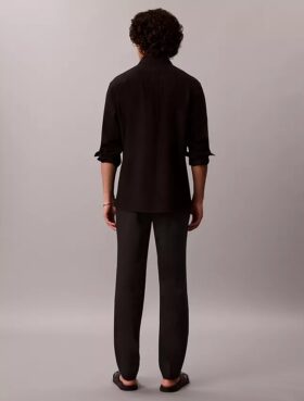 Pantalones de mezcla de lino Pantalones de mezcla de lino
