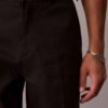 Pantalones de mezcla de lino
