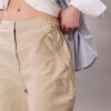 Pantalones de paracaídas de nailon arrugado Pantalones de paracaídas de nailon arrugado