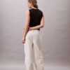 Pantalones de paracaídas de nailon arrugado