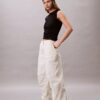Pantalones de paracaídas de nailon arrugado