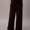 Pantalones de pierna ancha a rayas de ponte