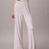 Pantalones de pierna ancha con tejido Modal elástico y punto drop