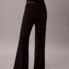 Pantalones de pierna ancha con tejido Modal elástico y punto drop Pantalones de pierna ancha con tejido Modal elástico y punto drop