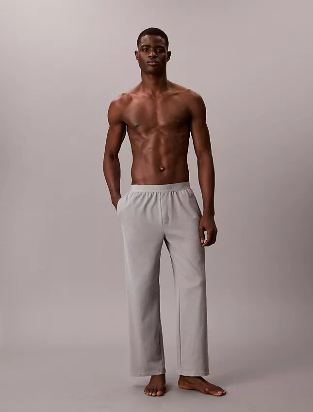 Pantalones de pijama de piqué Pantalones de pijama de piqué
