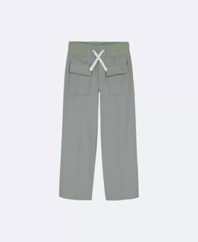 Pantalones de sarga de pierna ancha para niñas