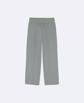 Pantalones de sarga de pierna ancha para niñas