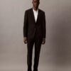 Pantalones de traje de corte ajustado Pantalones de traje de corte ajustado