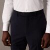Pantalones de traje de corte ajustado Pantalones de traje de corte ajustado