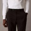 Pantalones de traje de corte ajustado Pantalones de traje de corte ajustado