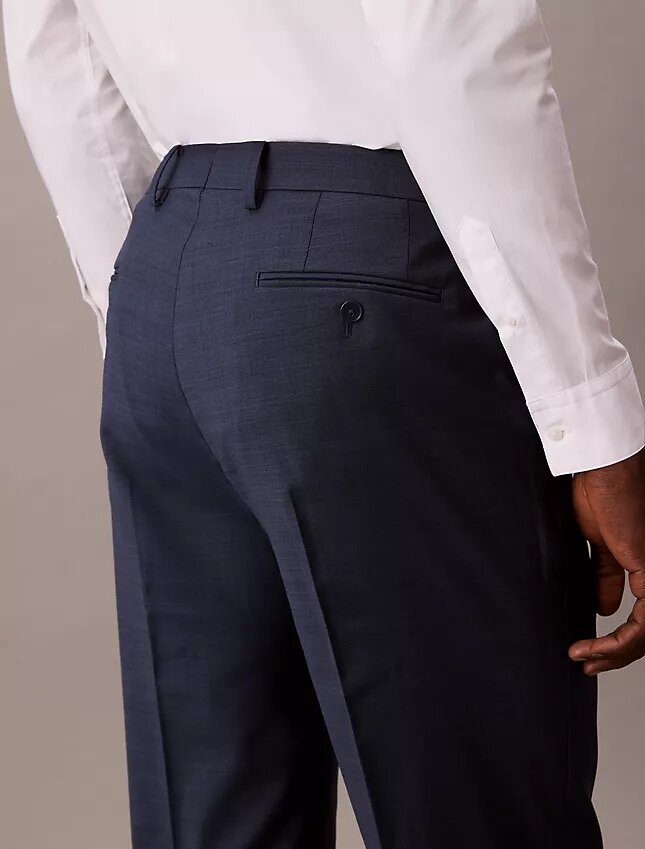 Pantalones de traje de corte ajustado Pantalones de traje de corte ajustado