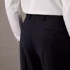 Pantalones de traje de corte ajustado Pantalones de traje de corte ajustado