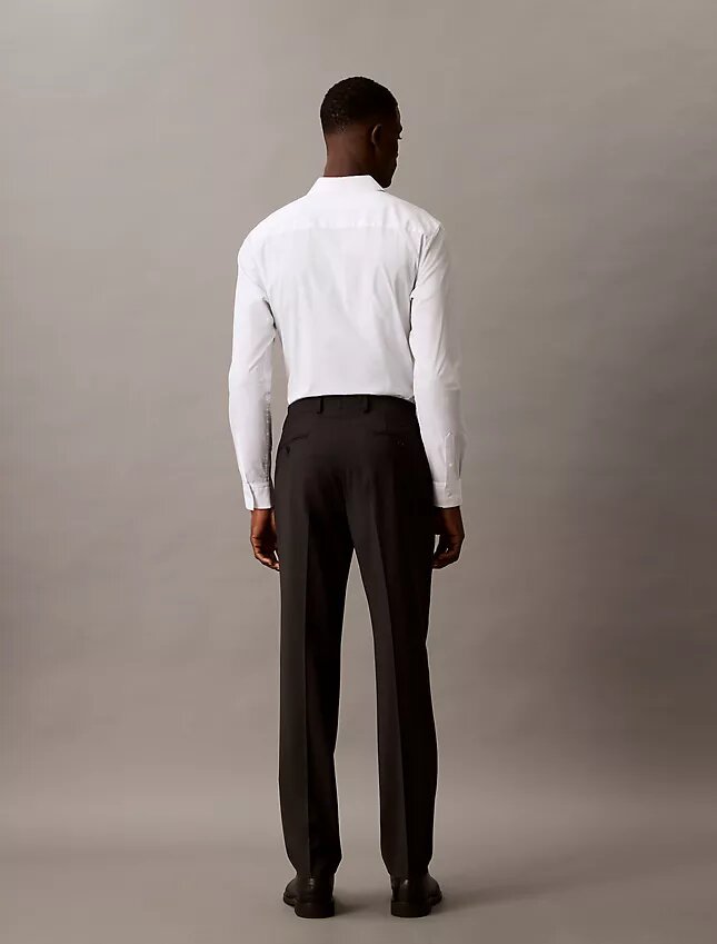 Pantalones de traje de corte ajustado Pantalones de traje de corte ajustado