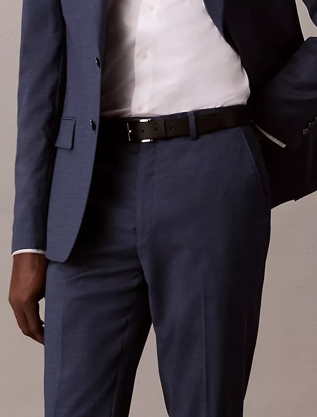 Pantalones de traje de corte ajustado Pantalones de traje de corte ajustado