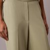 Pantalones de viaje de crepé elástico Pantalones de viaje de crepé elástico
