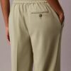 Pantalones de viaje de crepé elástico Pantalones de viaje de crepé elástico