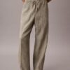 Pantalones elásticos de doble gasa Pantalones elásticos de doble gasa