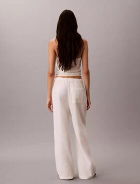 Pantalones elásticos de doble gasa