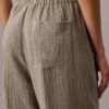 Pantalones elásticos de doble gasa Pantalones elásticos de doble gasa