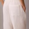 Pantalones elásticos de doble gasa Pantalones elásticos de doble gasa