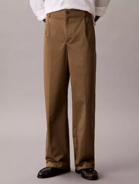 Pantalones holgados de algodón Cotton Stretch