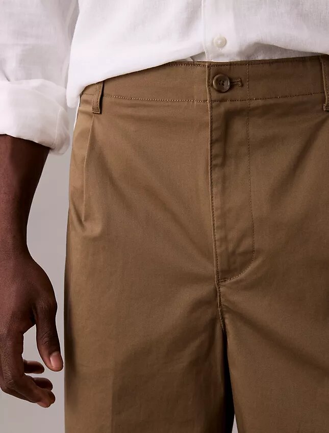 Pantalones holgados de algodón Cotton Stretch Pantalones holgados de algodón Cotton Stretch
