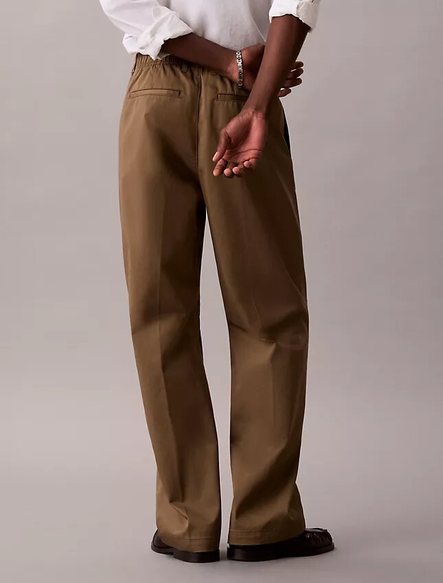 Pantalones holgados de algodón Cotton Stretch Pantalones holgados de algodón Cotton Stretch