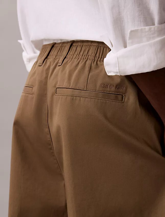 Pantalones holgados de algodón Cotton Stretch Pantalones holgados de algodón Cotton Stretch