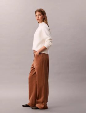 Pantalones holgados de pana