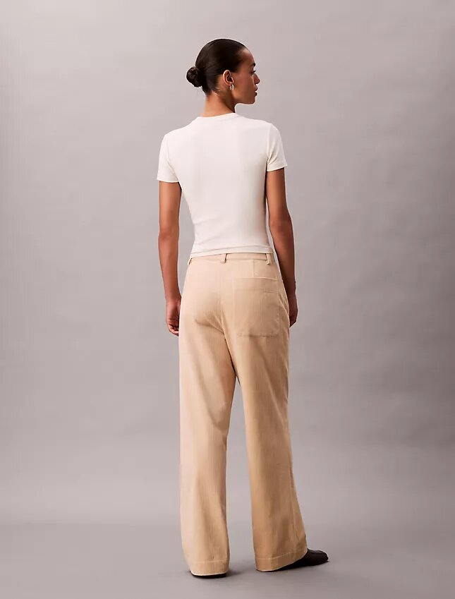 Pantalones holgados de pana Pantalones holgados de pana