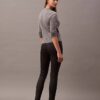 Pantalones pitillo con estampado de pata de gallo en tejido Ponte