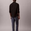 Pantalones plisados de mezcla de lino