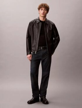 Pantalones rectos de ante estilo 90s Straight