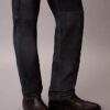 Pantalones rectos de ante estilo 90s Straight