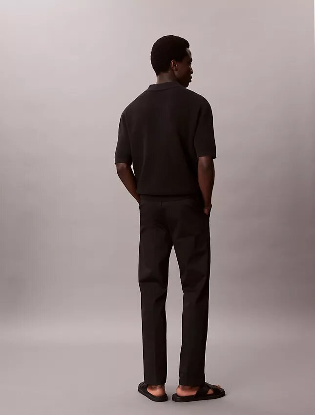 Pantalones rectos de Cotton Stretch Pantalones rectos de Cotton Stretch