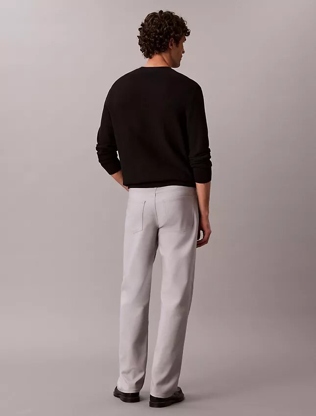 Pantalones rectos elásticos estándar de 5 bolsillos Pantalones rectos elásticos estándar de 5 bolsillos
