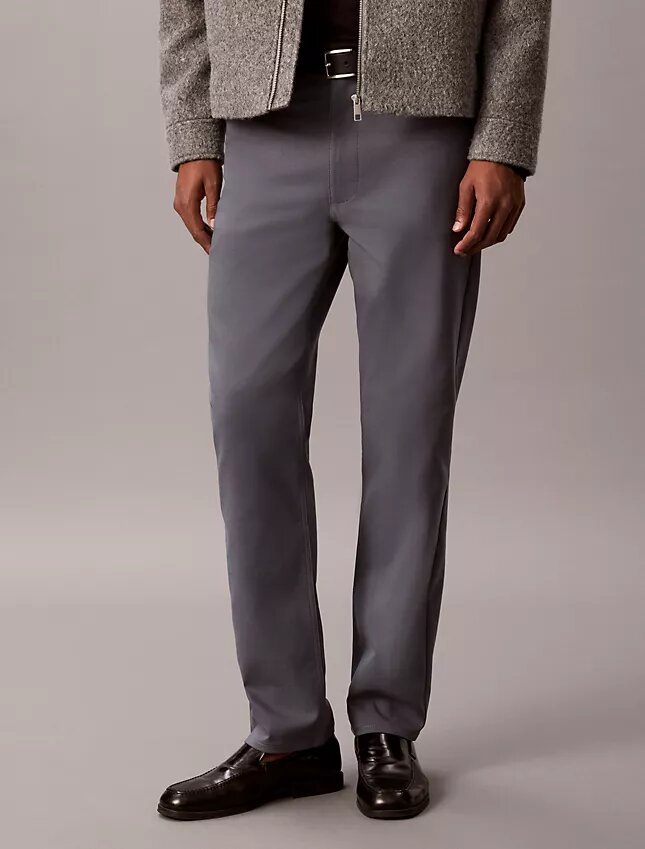 Pantalones rectos elásticos estándar de 5 bolsillos Pantalones rectos elásticos estándar de 5 bolsillos