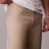 Pantalones rectos elásticos estándar de 5 bolsillos Pantalones rectos elásticos estándar de 5 bolsillos
