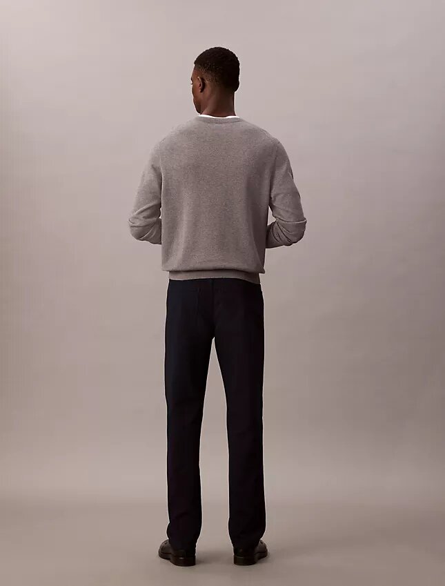 Pantalones rectos elásticos estándar de 5 bolsillos Pantalones rectos elásticos estándar de 5 bolsillos