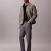 Pantalones rectos elásticos estándar de 5 bolsillos Pantalones rectos elásticos estándar de 5 bolsillos