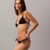 Partes de abajo de bikini lisas con lazos laterales