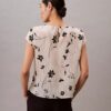 Partes de arriba fruncidas con estampado floral Partes de arriba fruncidas con estampado floral