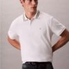 Polo clásico con ribetes de piqué y Monogram Polo clásico con ribetes de piqué y Monogram