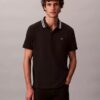 Polo clásico con ribetes de piqué y Monogram Polo clásico con ribetes de piqué y Monogram